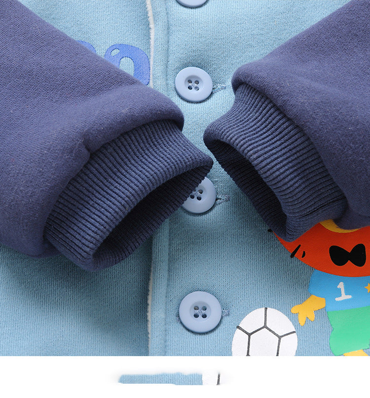 Baby Fleece Hooded Jacket for Boys and Girls Winter