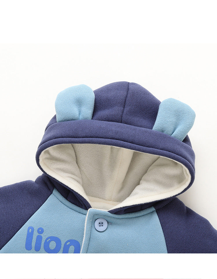 Baby Fleece Hooded Jacket for Boys and Girls Winter